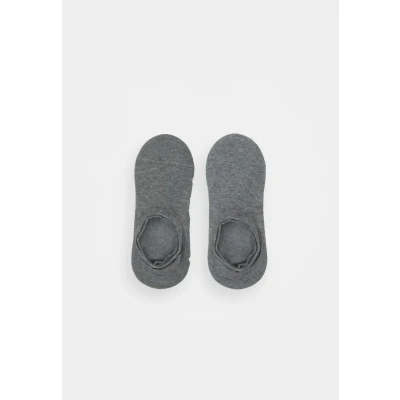 Image of Tommy Hilfiger MEN Footie 2 PACK Trainer socks, Men&#039;s, Size: 6 8, Middle grey melange