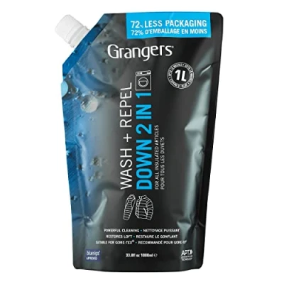 Image of Grangers Wash + Repel Down 2 in 1 1L Pouch Maintenance items for clothing