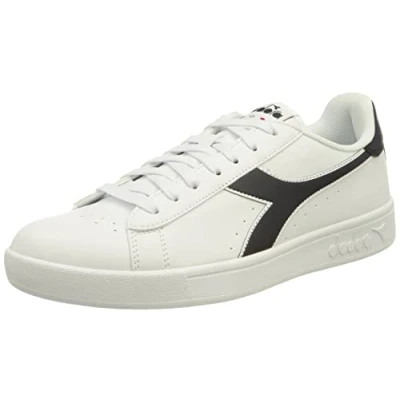 Image of Diadora Torneo Unisex Trainers, Size: 6, White/blue denim Pu