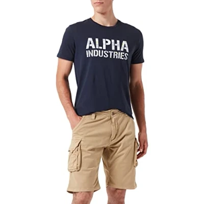 Image of Alpha Industries CREW Shorts, Men&#039;s, Size: 38, Sand
