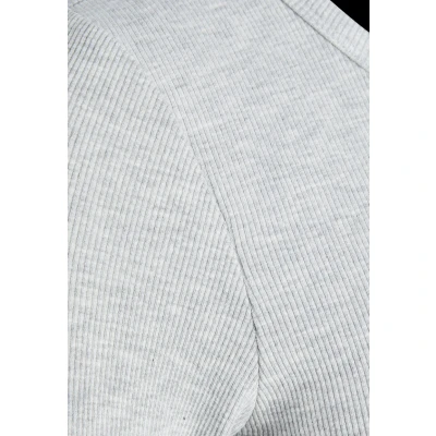 Image of JJXX Feline LS Long sleeved top, Women&#039;s, Size: XS, Light grey melange