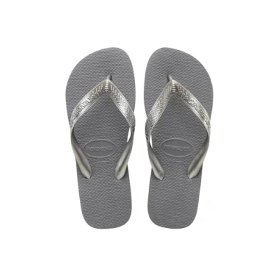 Image of Havaianas Women Top Tiras, Steel Grey, 7.5/8