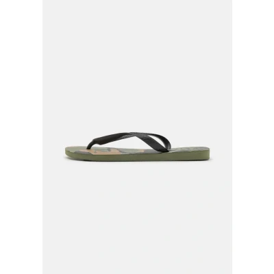 Image of Havaianas CAMU Unisex Pool shoes, Men&#039;s, Size: 8 9.5, Green olive/black Synthetics