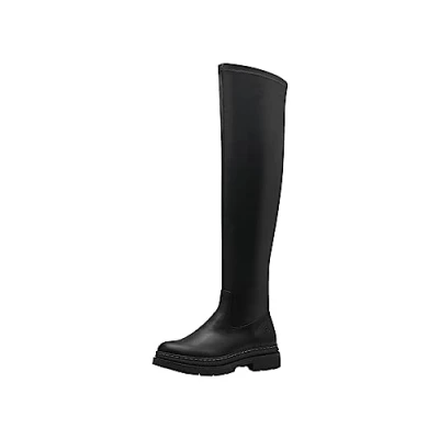 Image of Tamaris Online Exclusive Overtheknee boots, Women&#039;s, Size: 5, Black High quality imitation leather