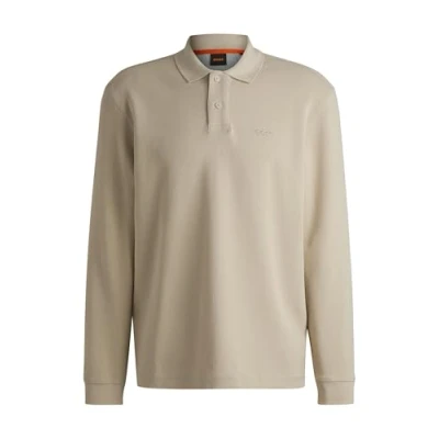 Image of BOSS Long sleeved top, Men&#039;s, Size: XXL, Light beige