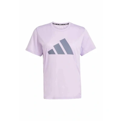 Image of adidas Performance TEE Print Tshirt, Women&#039;s, Size: XL, Powder plum
