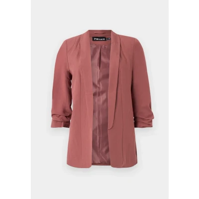 Image of Pieces Pcbosella 3/4 Blazer, Women&#039;s, Size: Large, Apple butter