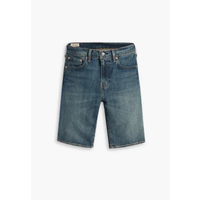 Image of Levi&#039;s 405 Standard Denim shorts, Men&#039;s, Size: 28, Dark blue denim/blue