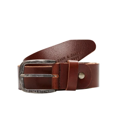 Image of JACK &amp; JONES Men&#039;s Jjipaul Jjleather Belt Noos Belt, Brown (Black Coffee Black Coffee), 90 cm (Herstellergröße: 90)
