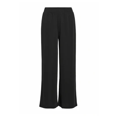 Image of VILA HIGH Waist Trousers, Women&#039;s, Size: XS, Black beauty