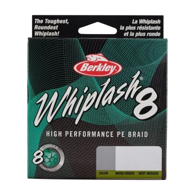 Image of Berkley Whiplash 8 Braided line Green 0.18mm / 23.2kg (300m) fishing