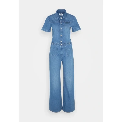 Image of Pepe Jeans Evelyn Jumpsuit, Women&#039;s, Size: Small, Denim
