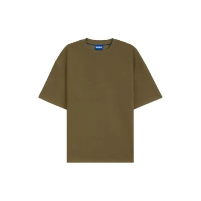 Image of HUGO Nuwaffle Basic Tshirt, Men&#039;s, Size: Small, Open green
