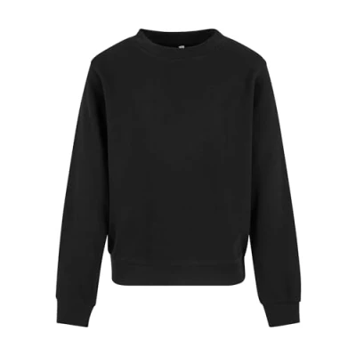 Image of Urban Classics Oversized Crewneck Sweatshirt for kids, Size: 11 12y, Black