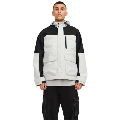 Image of Jack &amp; Jones Outdoor jacket, Men&#039;s, Size: Small, Marshmallow