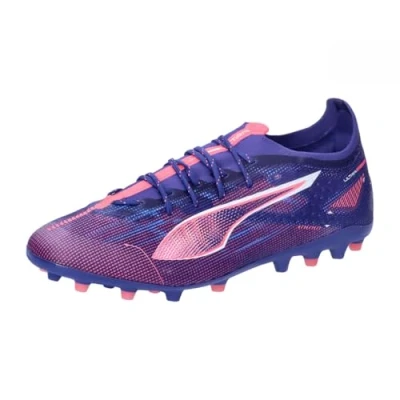 Image of Puma Ultra 5 PRO MG Moulded stud football boots, Men&#039;s, Size: 9, Lapis lazuli/white/sunset glow Textile/synthetics
