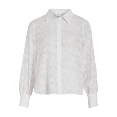 Image of VILA Viflema Shirt Buttondown blouse, Women&#039;s, Size: 6, Bright white