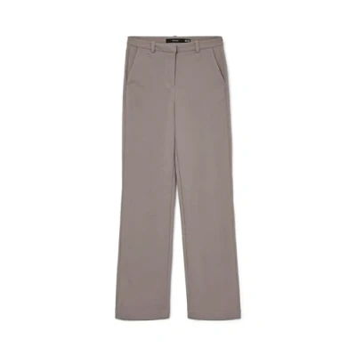 Image of VERO MODA Women&#039;s Vmzamira Mw Slim Straight Trousers Noos, Moon Rock, S / 30L