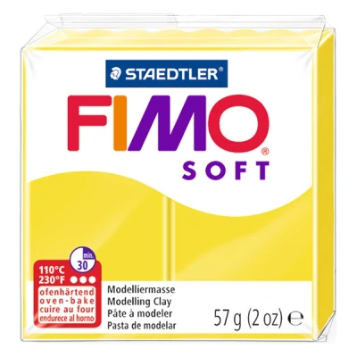 Image of Fimo soft paste Lemon yellow 10 56g