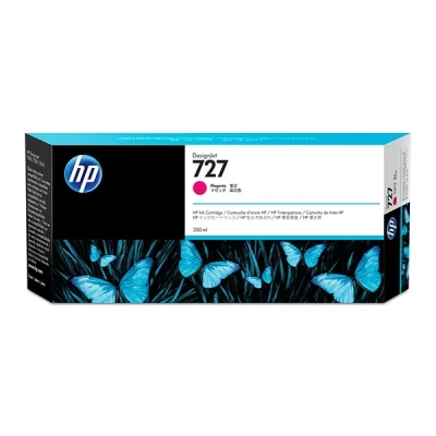 Image of HP 727 F9J77A Magenta 300 ml Genuine DesignJet Ink Cartridge, high capacity,original Ink, for T2500, T1500 &amp; T900 Series Large Format Plotter Printers and Printhead