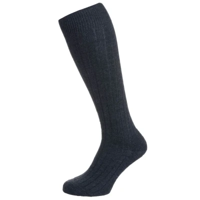 Image of Falke Teppich IM Schuh Cushioned SOLE Knee high socks, Men&#039;s, Size: 10/11, Anthracite