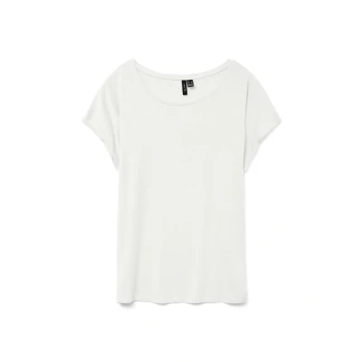 Image of Vero Moda AVA Basic Tshirt, Women&#039;s, Size: XXL, Snow white