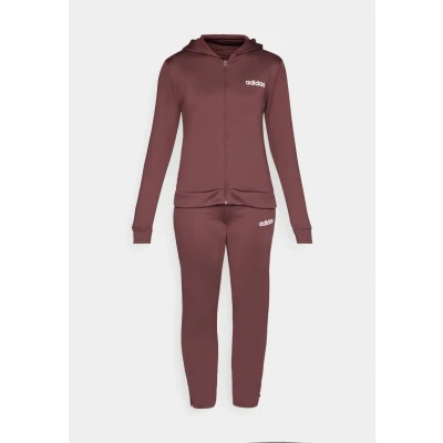 Image of adidas Sportswear Linear SET Tracksuit, Women&#039;s, Size: Medium, Aurora ruby