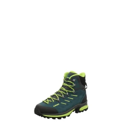 Image of Lowa Randir GTX MID Hiking shoes, Men&#039;s, Size: 9, Blau/limone Leather and textile