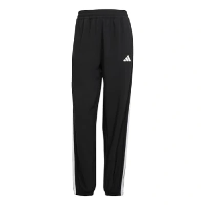 Image of adidas Performance Train Essentials Stripes Tracksuit bottoms, Women&#039;s, Size: Small, Black/white