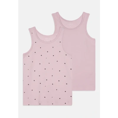 Image of Name it Nmftank Winsome Hearts 2 PACK Undershirt for kids, Size: 1 1.5y, orchid