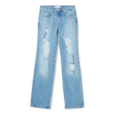 Image of ONLY Onldad Straight leg jeans, Women&#039;s, Size: 29x32, Medium blue denim