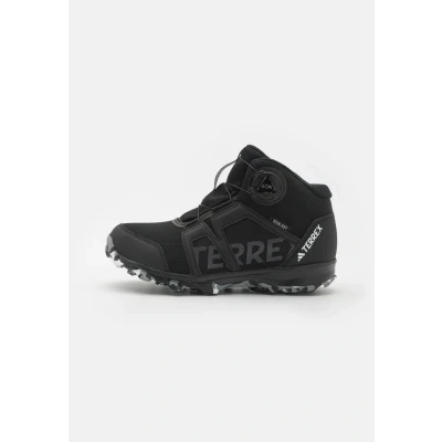Image of adidas Performance Terrex BOA MID R.RDY Unisex Hiking shoes for kids, Size: 10K, Core black/footwear white/grey three Textile/synthetics