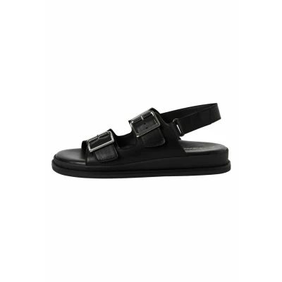 Image of Tamaris 12822544 003 Sandals, Women&#039;s, Size: 5, Black Leather