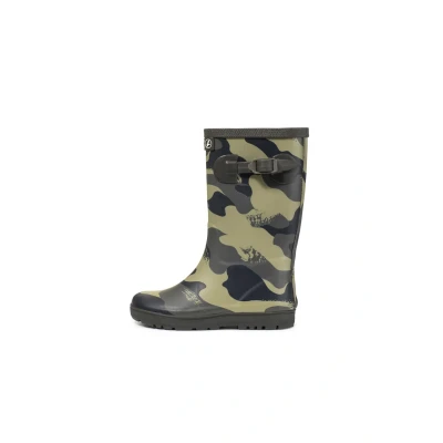 Image of Aigle Unisex Kid&#039;s Woody pop Pt 2 Rain Boot, Camou Khaki, 11 UK Child
