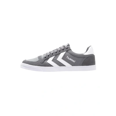 Image of Hummel Slimmer Stadil Trainers, Size: 6.5, Castle rock/white Leather and textile