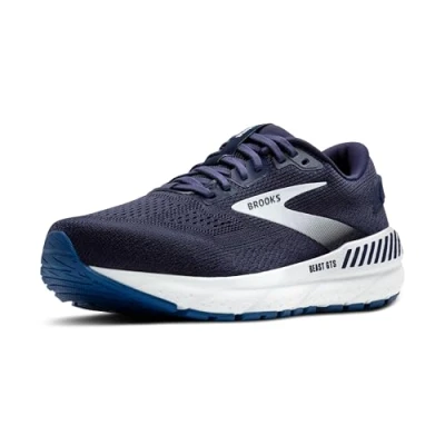 Image of Brooks Beast GTS 24 Road running shoes, Men&#039;s, Size: 10, Peacoat true navy white Textile