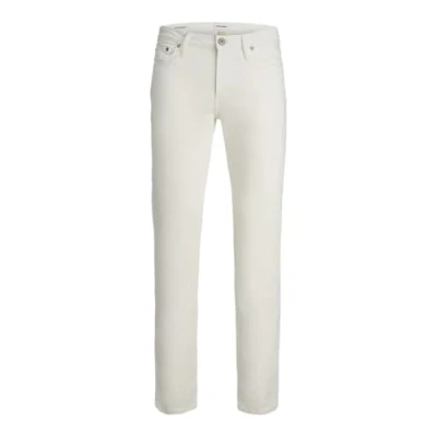 Image of Jack &amp; Jones Regular FIT Jjiclark Jjevan Straight leg jeans, Men&#039;s, Size: 29x30, White denim