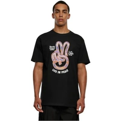 Image of Upscale by Mister Tee Prisma Print Tshirt, Men&#039;s, Size: 3XL, Black