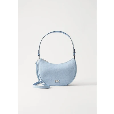 Image of Michael Kors KYLA Pouchette Handbag, Women&#039;s, Size: One Size, Blue haze