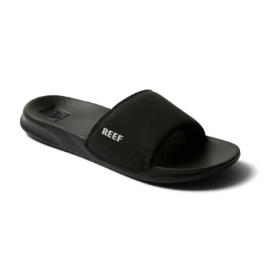 Image of Reef ONE Slide Mules, Men&#039;s, Size: 6, Black shoes