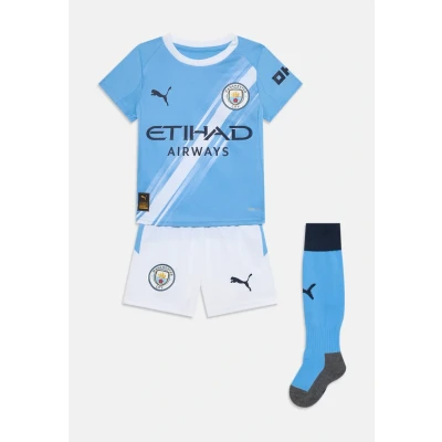 Image of Puma Manchester CITY FC Unisex Shorts for kids, Size: 5y (4 5y), Light blue/puma white