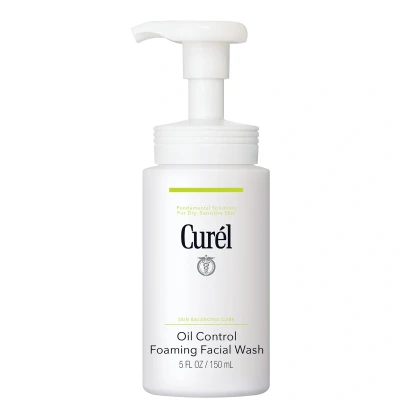 Image of Curél Skin Balancing Care Oil Control Foaming Facial Wash for Sensitive 150ml