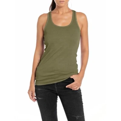 Image of Replay Top, Women&#039;s, Size: XS, Light military