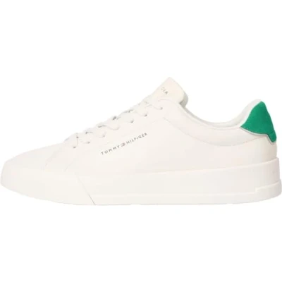 Image of Tommy Hilfiger Trainers, Men&#039;s, Size: 8, Alabaster Leather