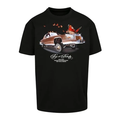 Image of Upscale by Mister Tee PIMP A Print Tshirt, Men&#039;s, Size: Small, Black
