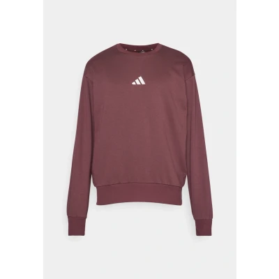 Image of adidas Sportswear Essentials Feelcozy Sweatshirt, Men&#039;s, Size: XXL, Aurora ruby/white