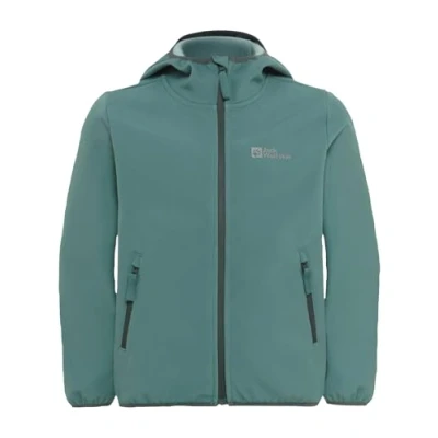 Image of Jack Wolfskin Fourwinds KIDS Unisex Soft shell jacket for kids, Size: 18 24m, Jade green