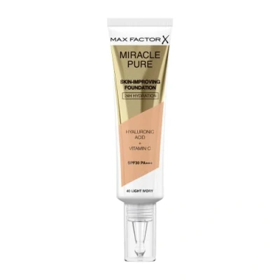 Image of Max Factor Miracle Pure Skin Improving Foundation 30ml (Various Shades) Light Ivory