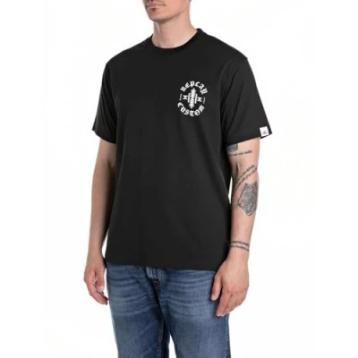 Image of Replay Men&#039;s T Shirt, 098 Black, S