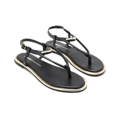 Image of Gioseppo Upton Tbar sandals, Women&#039;s, Size: 6, Black Leather